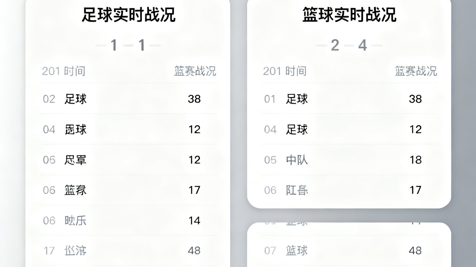 24直播网多终端高清直播界面，包含足球、篮球实时战况